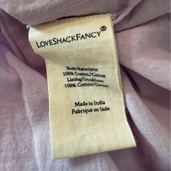 NWT LoveShackFancy Mavis Lilac Fusion Purple Rose Floral Mini Tiered Dress Small - Picture 16 of 16
